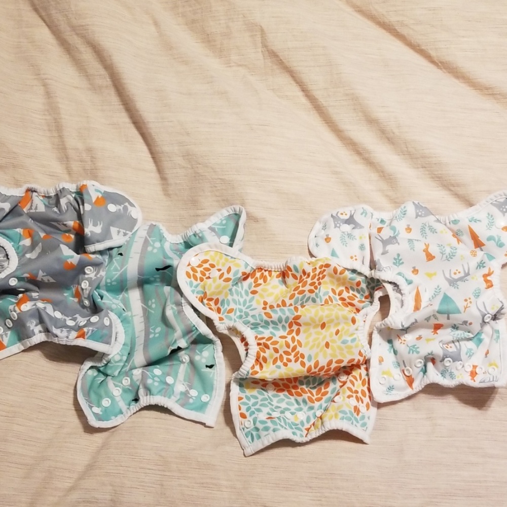 4 thirsties size 1 diaper covers